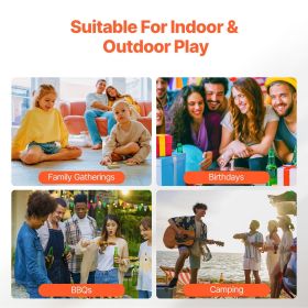 Tumbling Timber Toy, 54 Blocks Large Tumble Tower Blocks Game, Pine Wood Tumbling Tower Game with Carry Bag and Scoreboard, Wooden Stacking Game