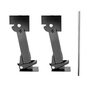 Telescoping Stabilizer Jack, 2PCS Telescoping Folding Trailer Jack, Trailer Swing Down Stabilizer Jack for RV Trailer, Supports 1000lbs Capacity