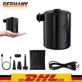 Battery Air Pump Electric 5200mAh Air Pump Pool Inflatable Boats Air Mattress